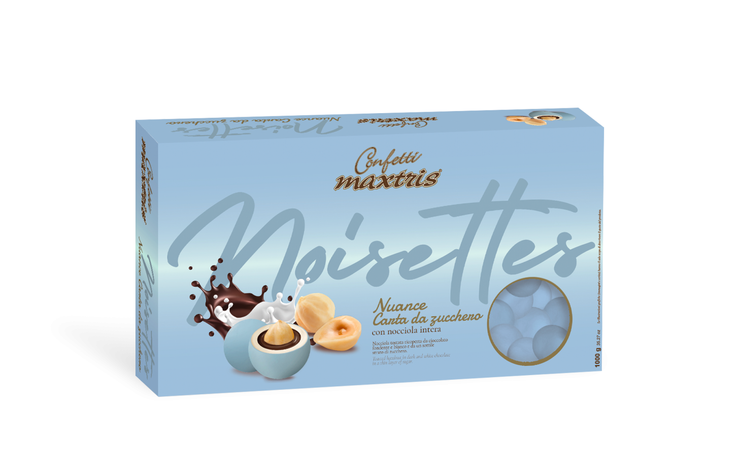 Confetti Maxtris Choco Nuance Blu